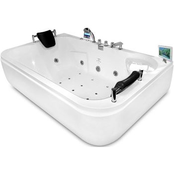 Акриловая ванна Gemy 180х116 G9085 O L с гидромассажем — фото 1, Акриловые ванны