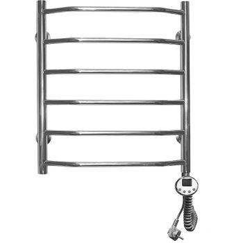 Электрический полотенцесушитель Domoterm Лаура П6 500x600 ER Хром — фото 1, Электрические полотенцесушители