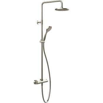 Душевая система Gessi Emporio Shower 35181#149 с термостатом Никель брашированный — фото 1, Душевые стойки