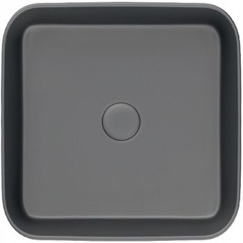 Раковина-чаша Iddis Bridge 39 BRIGM04i27 Серая матовая — фото 3, Раковины накладные