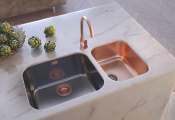 Мойка для кухни VARIANT MONARCH 10 ANTHRACITE 480X400X180 в компл. с выпуском без сифона, — фото 2, Кухонные мойки