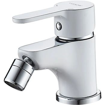 Смеситель для биде Ledeme H03W 5003-WL Белый Хром — фото 1, Смесители для биде