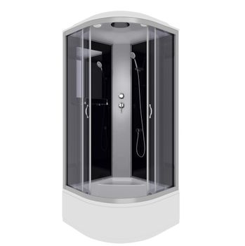 Душевая кабина Niagara Classic NG-2507-14 (80х80х215) высокий поддон(40см),стекло тонированное,4 мес — фото 1, Душевые кабины