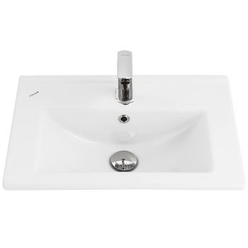 Раковина Creavit Su 55 SU055-00CB00E-0000 Белая — фото 1, Раковины подвесные