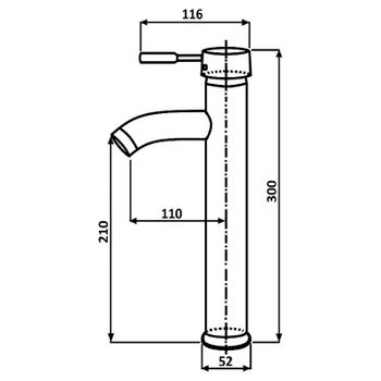 Смеситель для раковины ALMAes Sona TVZ-0908 Хром — фото 2, Смесители для раковины