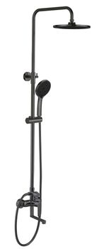 Душевая система со смесителем Lagos Gun Metal, арт. ST205LGGM, ESKO — фото 1, Душевые стойки