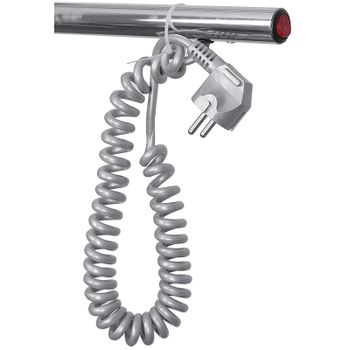 Электрический полотенцесушитель Domoterm E-образный DMT 103-25 50x81 EK R Хром — фото 3, Электрические полотенцесушители