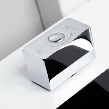 Aller 1061WHITE Смеситель для ванны с коротким изливом — фото 4, Смеситель для ванны