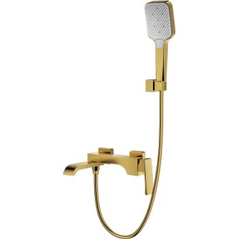 Смеситель для ванны Raglo R02.30.03 Золото матовое — фото 1, Смеситель для ванны