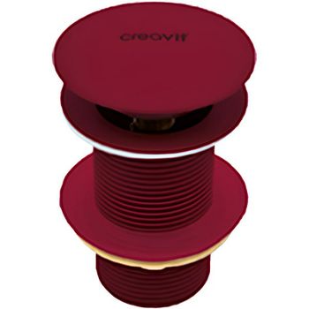 Донный клапан Creavit SF030.BRY click-clack Берри матовый — фото 1, Донные клапаны