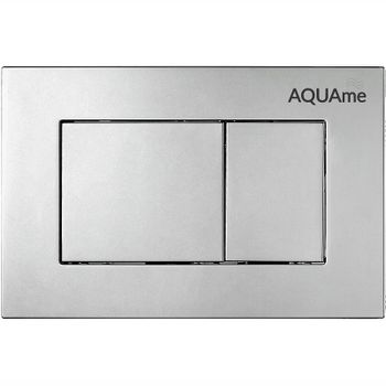 Клавиша смыва AQUAme AQM4102S Сатин — фото 1, Кнопки смыва