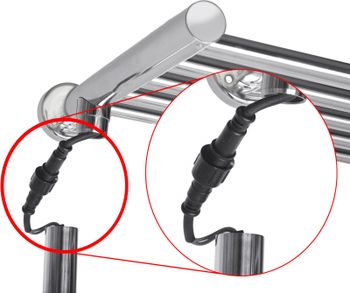 Электрический полотенцесушитель Domoterm DMT 109-Т5 П10 50*90 EK R Хром — фото 3, Электрические полотенцесушители