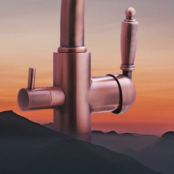 Смеситель для кухни Swedbe Selene Plus 8044 Медь — фото 2, Смесители для кухни