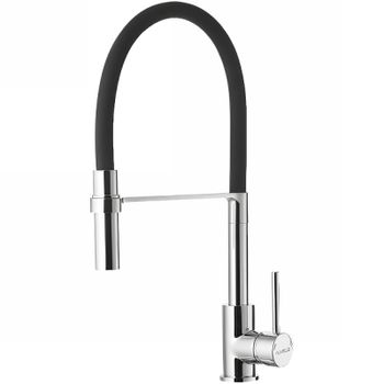 Смеситель для кухни Alveus Elia Chr 1129024 Хром Черный — фото 1, Смесители для кухни