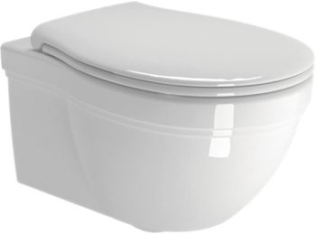 Унитаз GSI Classic 55 871211 белый глянцевый — фото 1, Подвесные унитазы