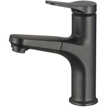 Смеситель для раковины D-Lin D158367-A Черный матовый — фото 1, Смесители для раковины