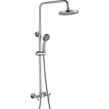 Душевая система Rossinka Q02-45 Хром — фото 1, Душевые стойки