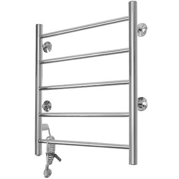 Электрический полотенцесушитель Domoterm Аврора DMT 109-5 50x60 EK L Хром — фото 4, Электрические полотенцесушители