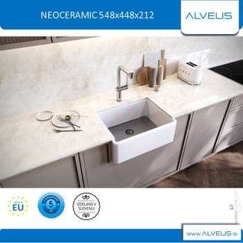 Мойка для кухни ALVEUS NEOCERAMIC 548x448x212 — фото 1, Кухонные мойки