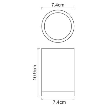 Mindel K-8828 Стакан для зубных щеток — фото 3, Аксессуары для раковины