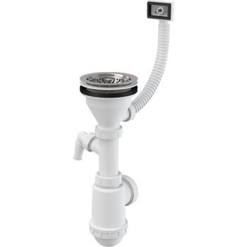 Сифон для кухонной мойки Alcaplast A447P-DN50/40 Белый — фото 1, Сифоны для кухонной мойки