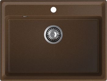GRANFEST Мойка LEVEL 660 1-чаша 660*500мм терракот арт.GF- — фото 2, Кухонные мойки