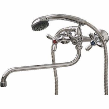 Смеситель для ванны Ledeme H12 2112L универсальный Хром — фото 1, Смеситель для ванны