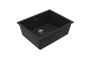 Мойка для кухни ALVEUS OMNI 30 GRANITAL DEEP BLACK-G90 550x450x198 с сифоном 1145083 — фото 3, Кухонные мойки