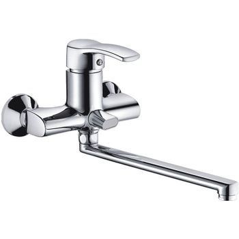 Смеситель для ванны Haiba HB2270 универсальный Хром — фото 1, Смеситель для ванны