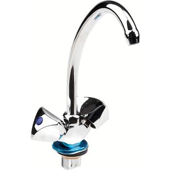 Смеситель для кухни Сантаком 120108с Хром — фото 1, Смесители для кухни