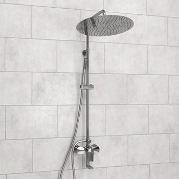 A166.117.137.087.CH Душевой комплект со смесителем — фото 1, Душевые стойки