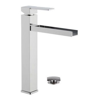 Смеситель для раковины Remer Qubica Cascata QC10L Хром — фото 1, Смесители для раковины