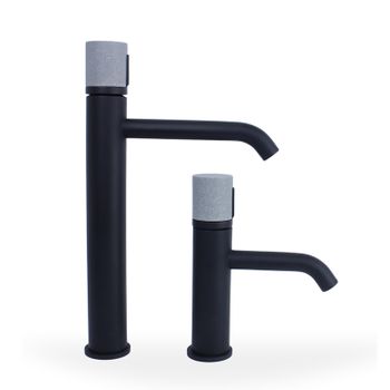 Смеситель для раковины Bronze de Luxe Focus 24615BG Черный матовый — фото 8, Смесители для раковины