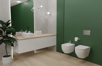 Унитаз подвесной безободковый AQUATEK ЕВРОПА AQ1901-MW 525*360*320 мм, белый матовый, горизонтальный — фото 9, Подвесные унитазы