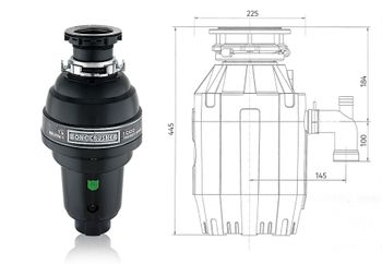 Измельчитель пищевых отходов полупромышленный BoneCrusher 1000 — фото 1, Измельчители пищевых отходов