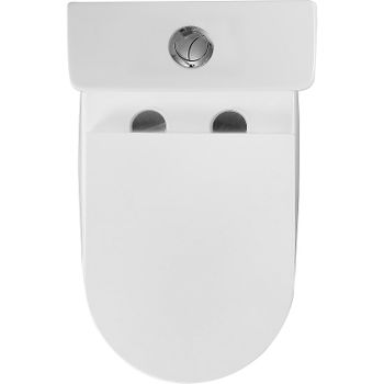 Унитаз компакт D&K Matrix DT1397016 с бачком и сиденьем Микролифт — фото 4, Напольные унитазы