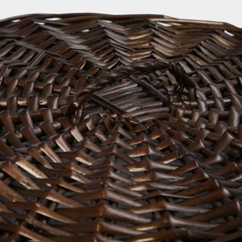 Elbe WB-740-M Плетеная корзина для белья с крышкой — фото 5, Корзины для белья