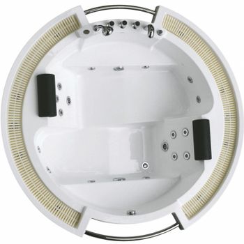Акриловая ванна Gemy G9060B 210х210 с гидромассажем — фото 1, Акриловые ванны