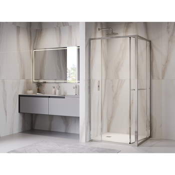 Душевой уголок 120*100*200 RGW LE-45 Прямоуг./Хром/Прозрачное/6 мм (Easy) — фото 2, Прямоугольные душевые уголки