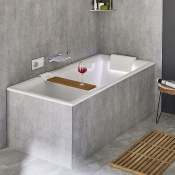 Акриловая ванна Riho Still Square 180х80 B099003005 (BR0100500K00130) LED R без гидромассажа — фото 4, Акриловые ванны