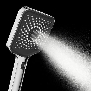 Ручной душ AQUAme AQM8502B Черный — фото 2, Лейки для душа