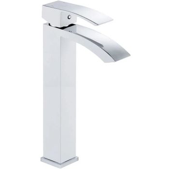 Смеситель для раковины Rose R15F R1511F Белый Хром — фото 1, Смесители для раковины