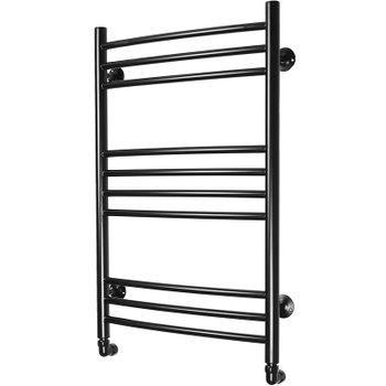 Водяной полотенцесушитель Domoterm Калипсо П10 500x800 Черный матовый — фото 4, Водяные полотенцесушители