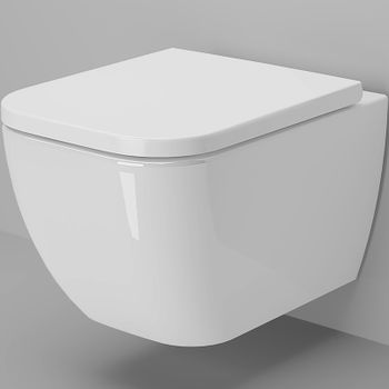 Унитаз Ambassador Forsa 243K19002RS подвесной с сиденьем Микролифт — фото 1, Подвесные унитазы