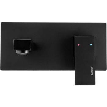 Смеситель для раковины Swedbe Platta 5501B Черный матовый — фото 5, Смесители для раковины