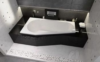 Акриловая ванна Riho Delta 160x80 B068001005 (BB8200500000000) R без гидромассажа — фото 11, Акриловые ванны