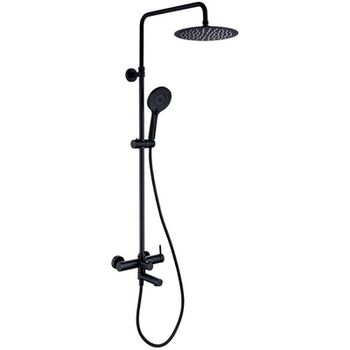 Душевая система Caprigo Don 53-310-NER Черная матовая — фото 1, Душевые стойки