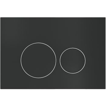 Клавиша смыва Creto Snap KL-CR-1.4-BL Черная матовая — фото 1, Кнопки смыва