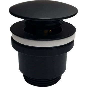 Донный клапан Haiba HB64-7 click-clack Черный матовый — фото 1, Донные клапаны