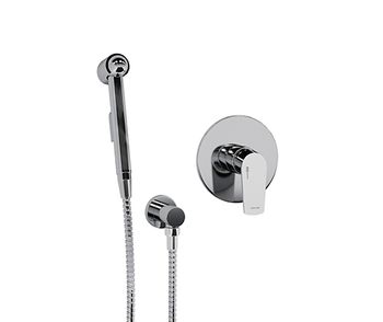 A06156 Встраиваемый комплект для биде со шлангом 100 см — фото 1, Гигиенические души